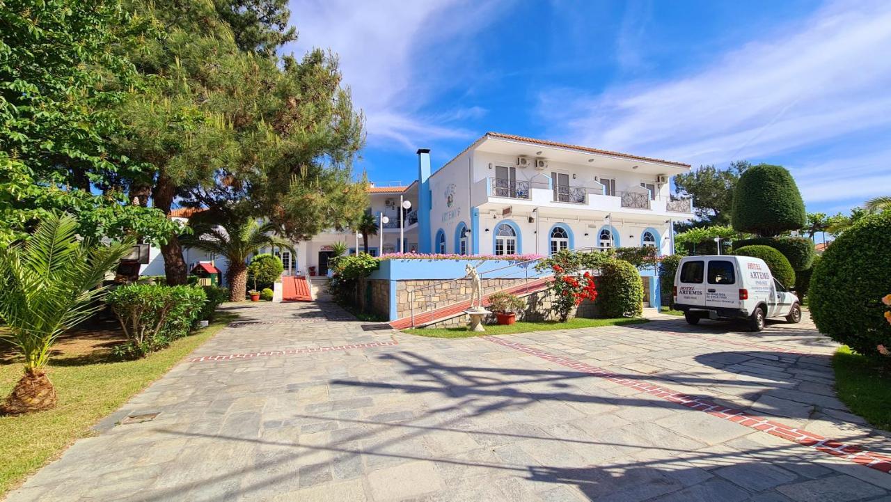 Artemis Hotel Prínos Buitenkant foto