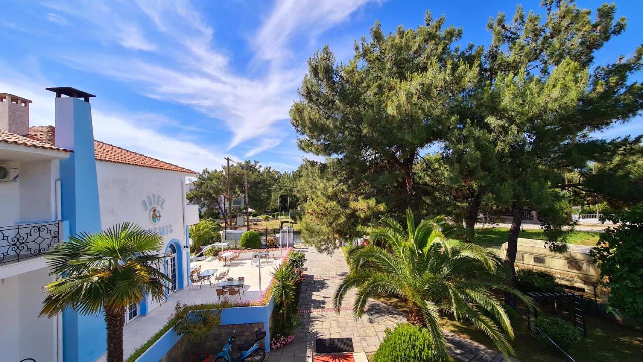 Artemis Hotel Prínos Buitenkant foto